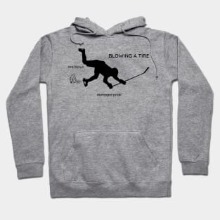 Hockey Terms - Blowing A Tire Hoodie